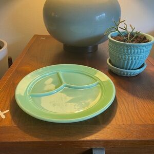 Fire King Jadeite divided plate